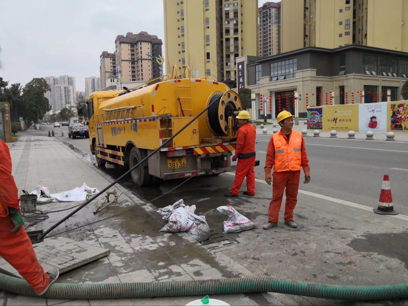 黎川排污管道清淤-管道清洗